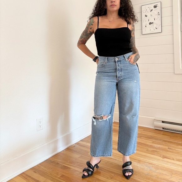 Etica Altin loose crop jeans - Picture 3 of 8